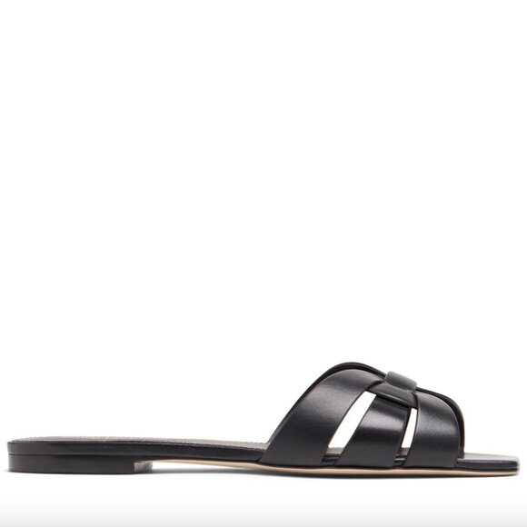 NWT Saint Laurent Tribute Leather Mule Sandals (36) - Picture 2 of 10